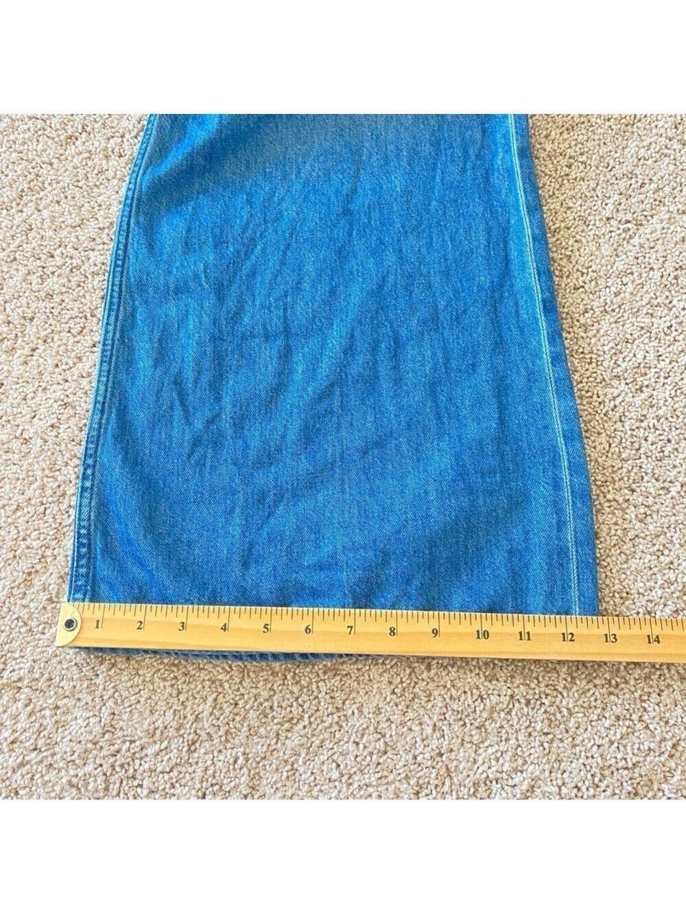 Uniqlo Drapey Wide Flare Jeans Sz 30 inch - Picture 13 of 13